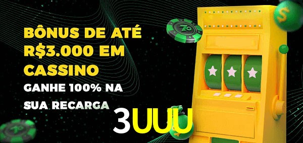 3UUU melhor bônus de depósito